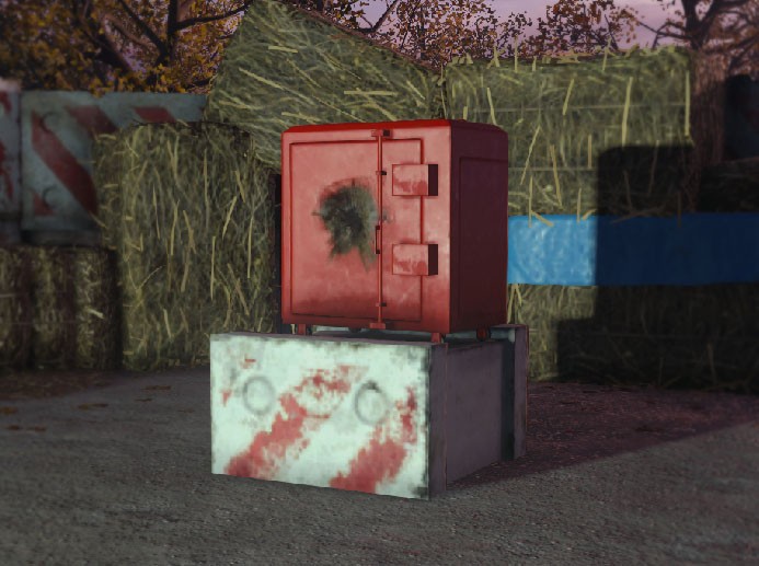 The safe in the explosives range in Colorado