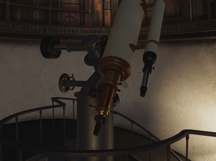 The telescope in Sapienza