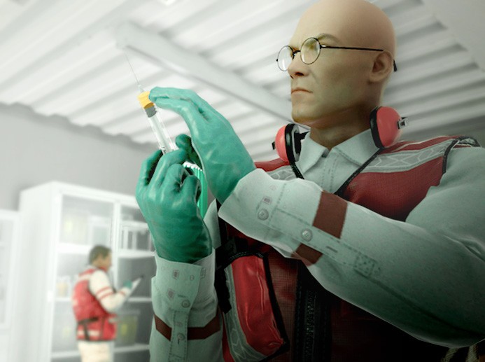 47 disguised as medic